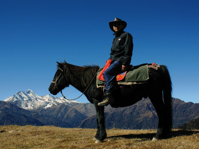 Reiter in Bhutan