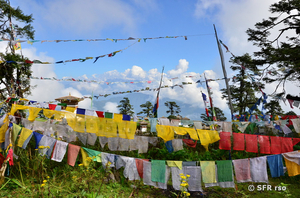 Gebetsfahnen Bhutan