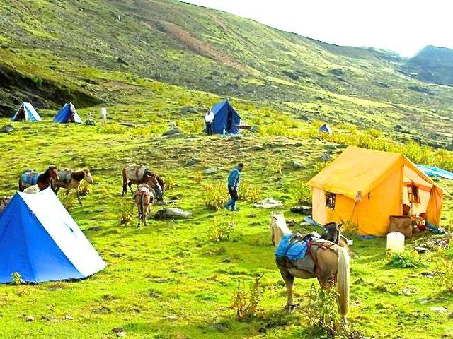 Camp in Bhutan 