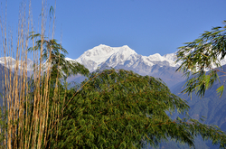 Himalaya Panorama auf Bhutan Reise
