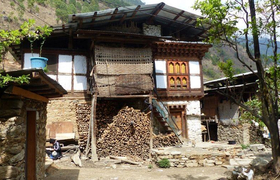 Bauernhaus in Khoma Ostbhutan