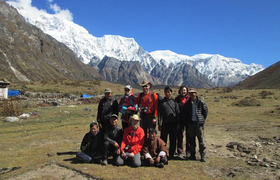 Trekkinggruppe Bhutan