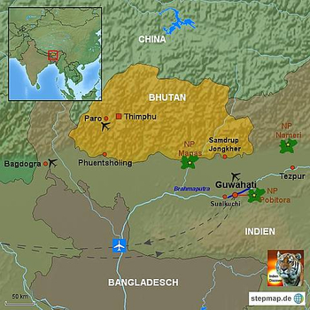 Kleine Brahmaputrakreuzfahrt mit Pobitora Nationalpark