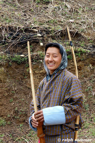 Bogenschütze Bhutan
