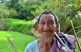 Einheimischer in Bhutan