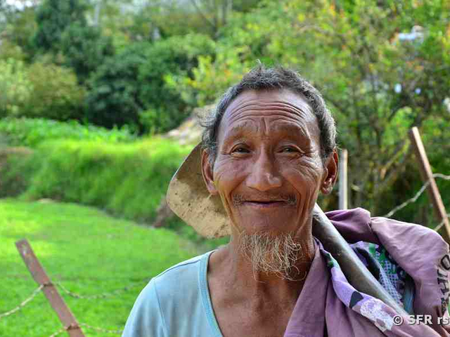 Einheimischer in Bhutan