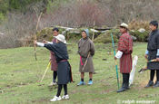 Nationalsport Bogenschiessen Bhutan 