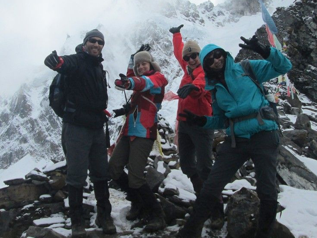 Trekking im Schnee