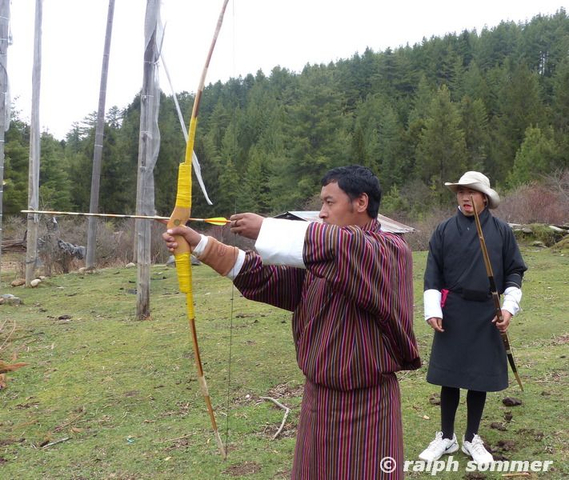 Bogenschützen Bhutan