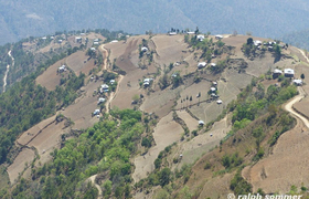 Talblick von Dramitze Dzong
