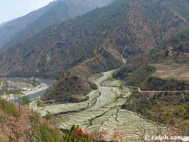 Mangde Chhu Fluss