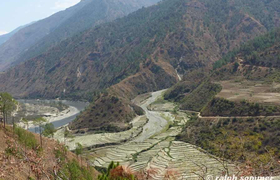 Mangde Chhu Fluss
